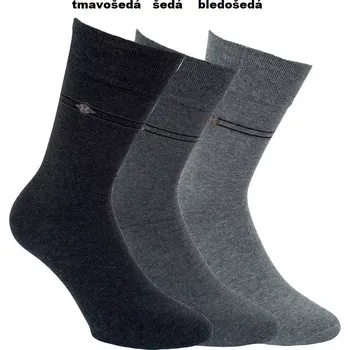 Pánské ponožky Pánské bavlněné ponožky Alvaro - 43-46 / šedá