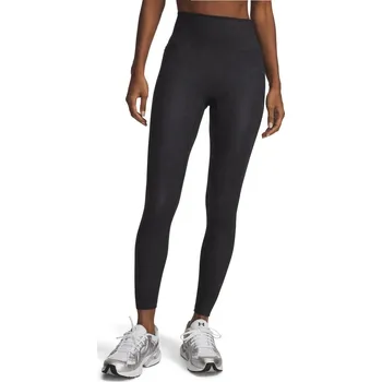 Dámské legíny Dámské kompresní 7/8 legíny s vysokým pasem Under Armour MERIDIAN SUEDE EFFECT AK LEGGINGS W černé 6003992-004 - L | UK 11 | US 12