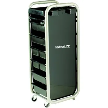 Kadeřnické křeslo label.m Kadeřnický vozík černý