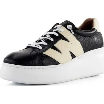 Dámské tenisky Wonders dámské tenisky na platformě Negro/Milk A-2660 - 40 | P690137