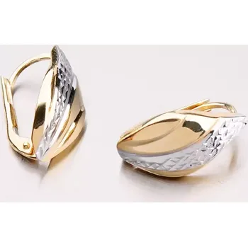 Náušnice Dámské náušnice žluté zlato 585 visací 42-31717