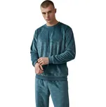 N-feel Pánské mikroplyšové pyžamo MAX Barva: Tyrkysová, Velikost: L