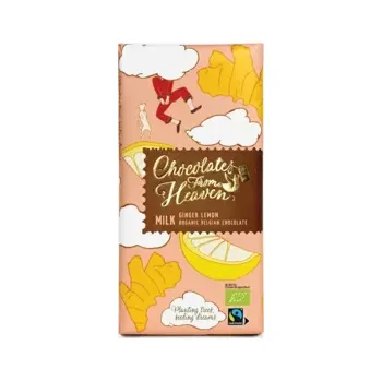 Čokoláda Mléčná čokoláda se zázvorem a citronem 37% BIO 100 g