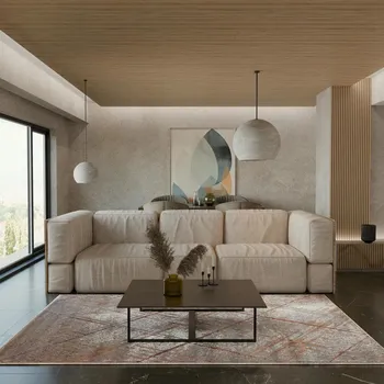 Koberec JUTEX Kusový koberec NEMEZIS 33007 105 béžový BARVA: Béžová, ROZMĚR: 118x170 cm