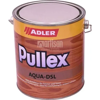 barva a nátěr na dřevo ADLER Pullex Aqua DSL - vodou ředitelná lazura na dřevo 2.5 l