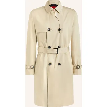 Pánský kabát Hugo Pánský Trenčkot Maluks, béžová, 52