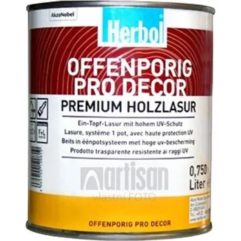 Lak na dřevo HERBOL Offenporig Pro Decor - univerzální lazura na dřevo 0.7