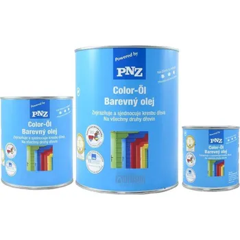 PNZ Vzorník Barevný olej - přírodní odstíny - vějíř