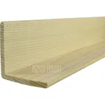 Dřevěné lišty rohové vnější 60x60x2500 - smrk L6060