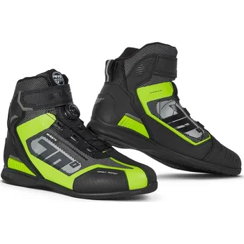 Moto obuv Boty na motorku SEVENTY DEGREES SD-BR3 Veloce PRO černo-fluo žluté 44