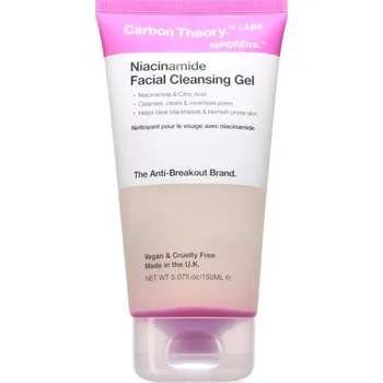 Carbon Theory Vaporeize Niacinamide Cleansing Gel hloubkově čisticí gel s niacinamidem 150 ml