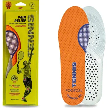 Vložka do bot FOOTGEL Vložky do bot FOOTGEL TENNIS ORANŽOVÁ