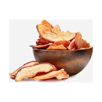 Sušené ovoce Jablka sušená tasty plátky – s jahodovým prachem 225 g