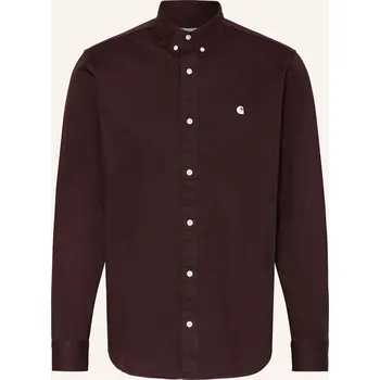 Pánská košile Carhartt Wip Pánská Košile Madison Regular Fit, tmavě hnědá, 42