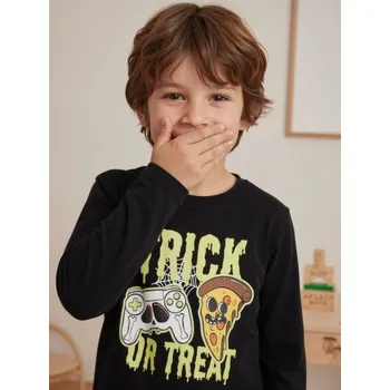 Chlapecké oblečení Sinsay - Tričko svítící ve tmě - černá - 384FC-99X - 384FC-99X-122