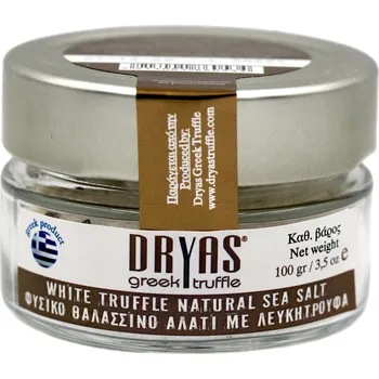 Koření Dryas truffle Mořská sůl s bílými řeckými lanýži 100g DRYAS