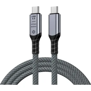 Datový kabel Vysokorychlostní USB-C kabel USB 4.0, 8K, 40 Gbps, 1 m