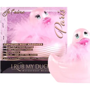 Vibrátor Moje Kačenka Paris 2.0 - voděodolný kachní vibrátor na klitoris (růžová)