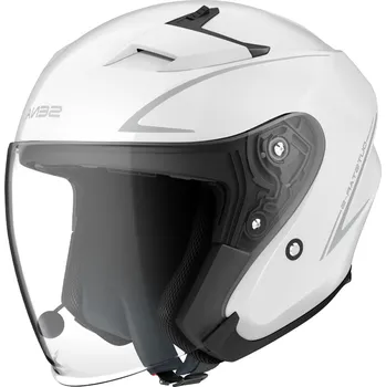 Helma na motorku SENA Outstar S lesklá bílá