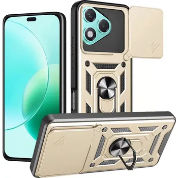Pouzdro na mobilní telefon Kryt Honor 400 Lite Techsuit CamShield Pro gold