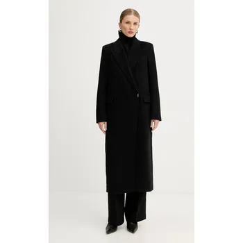 Dámský kabát Kašmírový kabát BOSS Callafy 50548726 černá 99X, vel. 42