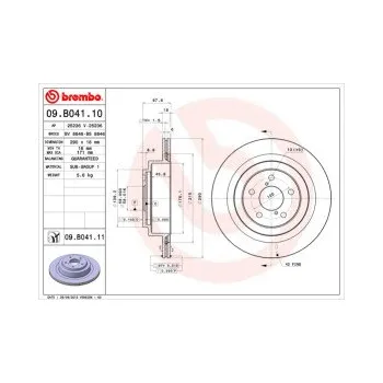 Brzdový kotouč BREMBO 09.B041.11 Brzdový kotouč Doprava Zdarma! Brembo UV-COATED Tři inovace v jednom UV ochrana lesklý kovový efekt a úcta k životnímu prostředí tři mimořádné funkce brzdových kotoučů Brembo UV-COATED Hlavní výhody technologie