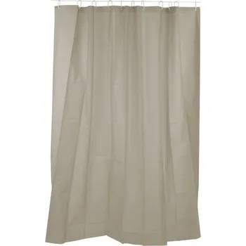 Sprchový závěs Koupelnový závěs - nepropustný 180 × 180 cm přírodní