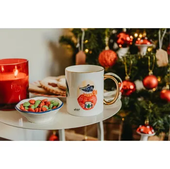 ePiPí Zlatý hrnek 400 ml - Vánoční zvířátka