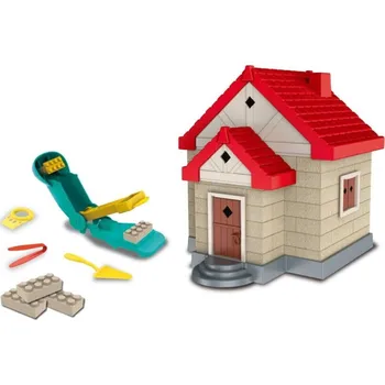 kreativní sada Wiky Kinetický písek sada na stavbu s cihliček Dům 750g