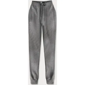 Tmavě šedé tepláky (CK01-5) odstíny šedé L (40)