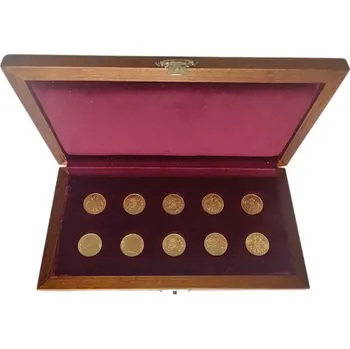 Mincovna Kremnica Sada 10 zlatých rakouských Desetikorun Františka Josefa I. | 33,87 g