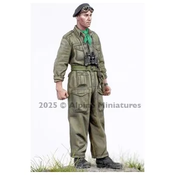Plastikový model Alpine Miniatures 1/35 British CW Tank Commander