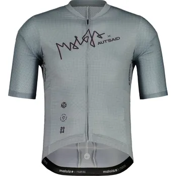 cyklistický dres Maloja PaulM. Gravel Shirt 1/2 - sage