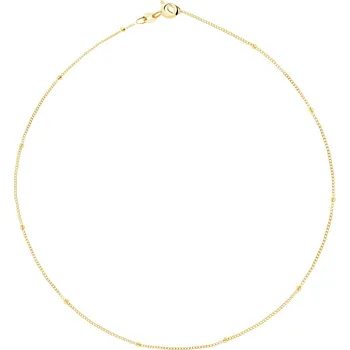 Náramek Zlatý náramek na kotník - kuličky - AP542-1207