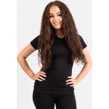 Pánské tričko UNUO Dámské merino tričko Nature S ČERNÁ