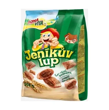 Jeníkův lup lískooříškový cereální polštářky s náplní 250 g