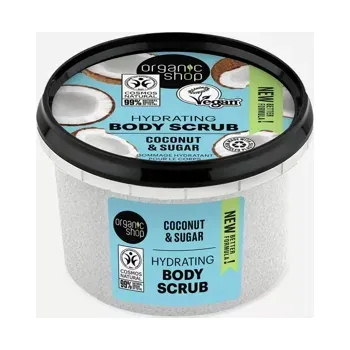 Tělový peeling Hydratační tělový peeling Kokos a cukr 250 ml