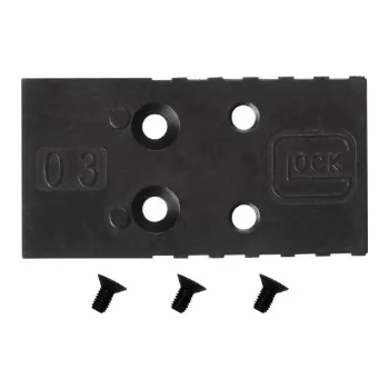 Adaptér na kolimátor Glock MOS 03, závěr 25,5 mm, pro C-More