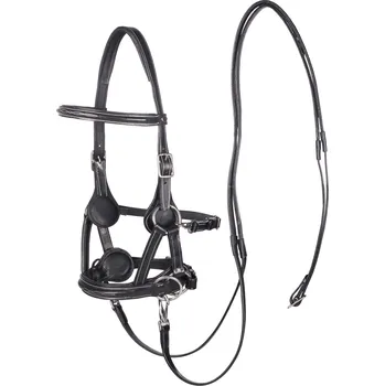 F.R.A. Uzdečka bezudidlová Sidepull Flandy F.R.A., černá FULL