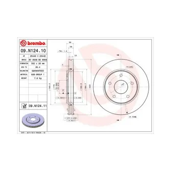 Brzdový kotouč BREMBO 09.N124.11 Brzdový kotouč Doprava Zdarma! Brembo UV-COATED Tři inovace v jednom UV ochrana lesklý kovový efekt a úcta k životnímu prostředí tři mimořádné funkce brzdových kotoučů Brembo UV-COATED Hlavní výhody technologie
