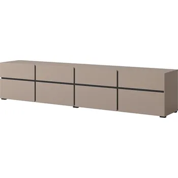 Televizní stolek Televizní stolek BONIFACIO 4D4S, congo/černá + vyzvednutí ZDARMA