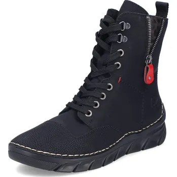 Dámská zimní obuv DÁMSKÉ KOTNÍKOVÉ BOTY RIEKER 55014-00 ČERNÁ Barva: Černá, Velikost: 37