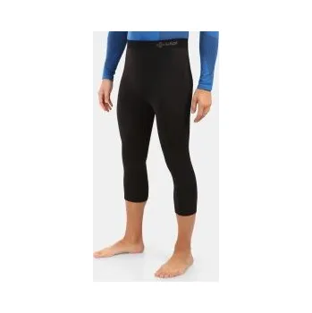 Pánské legíny Kilpi NIELO-M černá S; Černá 3/4 kalhoty