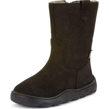 Dívčí zimní obuv Dívčí zimní barefoot kozačky ZERU TEX BOOT Black G3160257-1 - 32