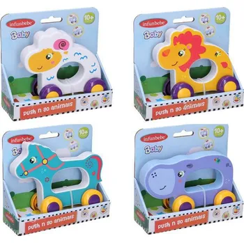 Hračka pro nejmenší Infunbebe Zvířátko na setrvačník 15cm