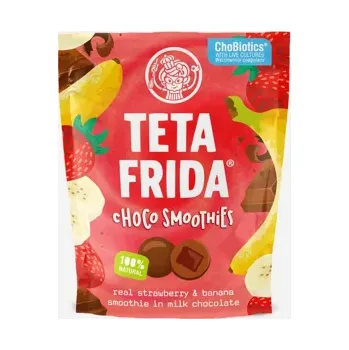 Bonbon Choco Smoothies pravé banány a jahody v mléčné čokoládě 40 g