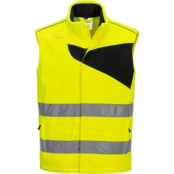 reflexní vesta PORTWEST HI-VIS PW231 / Reflexní fleecová vesta PW2 - HV žlutá/černá L