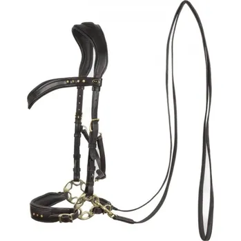 F.R.A. Uzdečka Hackamore Glory F.R.A., hnědá PONY