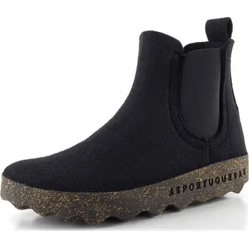 Dámské kozačky Asportuguesas prozouvací kotník Caia black P018084036 - 38 | P697527