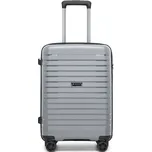 Rozšiřitelný polypropylenový kufr Kono 41 L - šedý